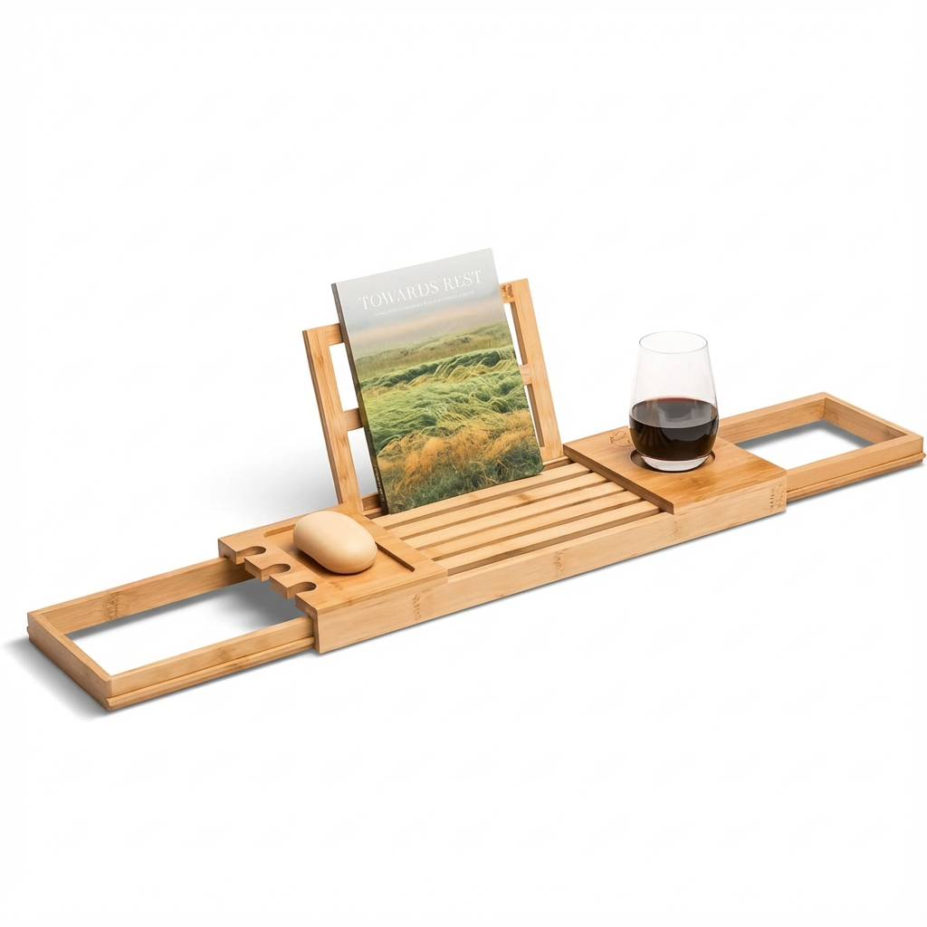 Bamboo Bathtub Tray
